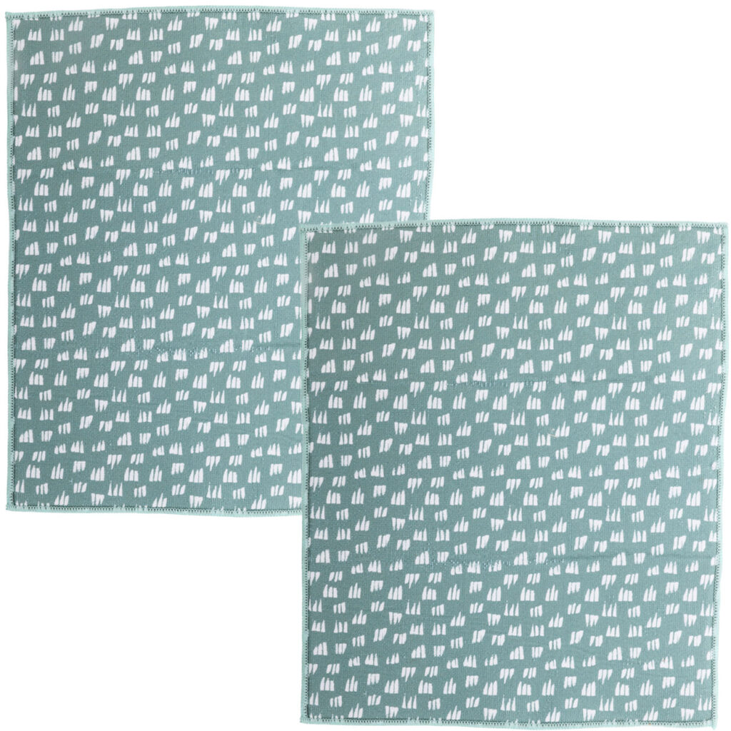 2er-Set Mikrofaser-Abtropfmatte, saugfähig, grün, 40 x 48 cm 2er-Set Mikrofaser-Abtropfmatte, saugfähig, grün, 40 x 48 cm