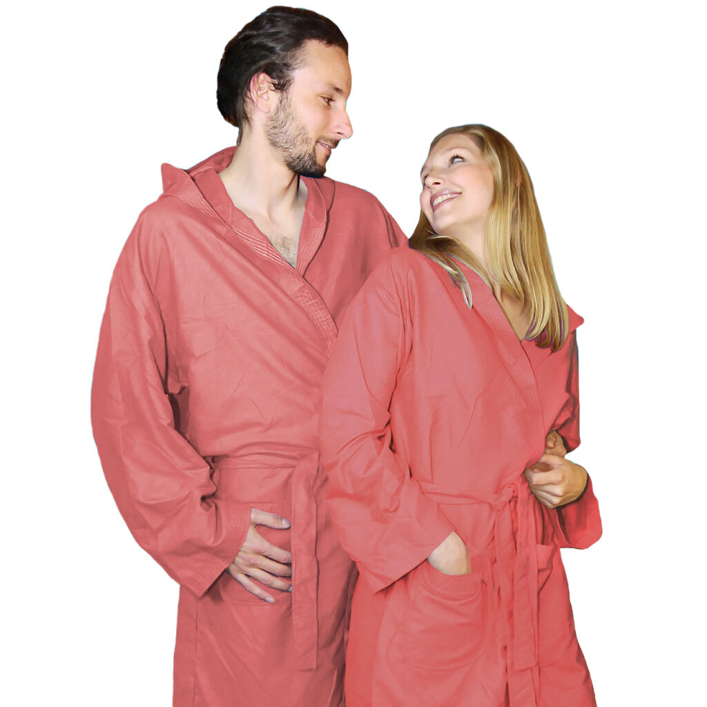 Mikrofaser-Bademantel, 80% Polyester, 20% Polyamid, bordeaux, XXL Mikrofaser-Bademantel, 80% Polyester, 20% Polyamid, bordeaux, XXL