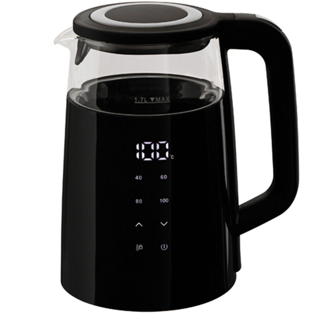 Glas-Wasserkocher, Display, 1.7 l, 2200 W