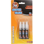 Superkleber, 3er-Set, je 1g Tube