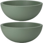 2er-Set Pflanzschale grün, Blumentopf, Ø 40 cm