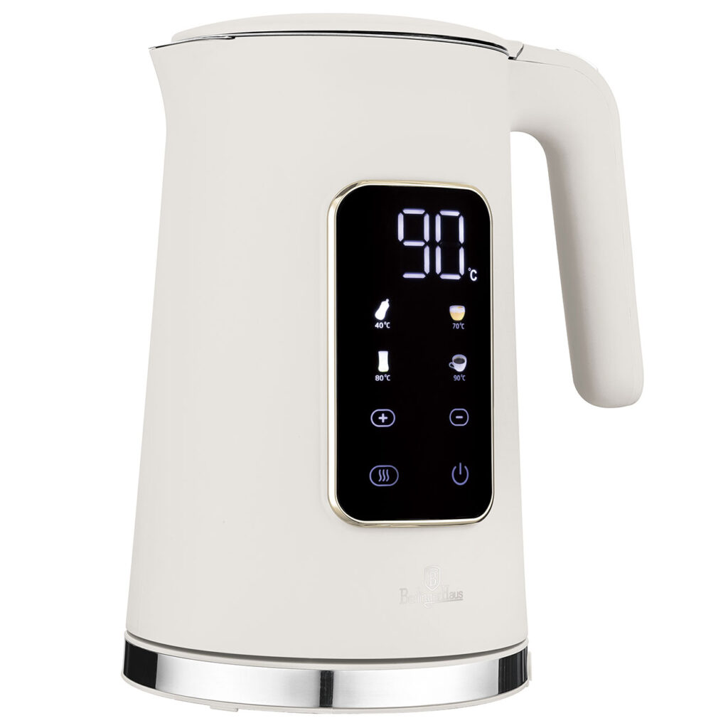 Eleganter Wasserkocher, Innenraum Edelstahl, 1.7 l, 2200 W, weiss Eleganter Wasserkocher, Innenraum Edelstahl, 1.7 l, 2200 W, weiss