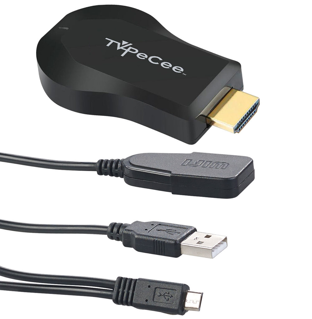 WLAN-HDMI-Stick für Miracast, Mirroring, AirPlay, Chromecast und DLNA WLAN-HDMI-Stick für Miracast, Mirroring, AirPlay, Chromecast und DLNA