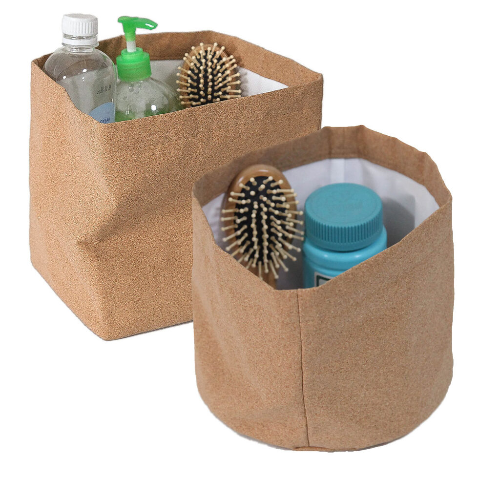 Praktische Aufbewahrungskörbe 2er-Set, 20 x 16 x 20 cm und 18 x 14 cm Praktische Aufbewahrungskörbe 2er-Set, 20 x 16 x 20 cm und 18 x 14 cm