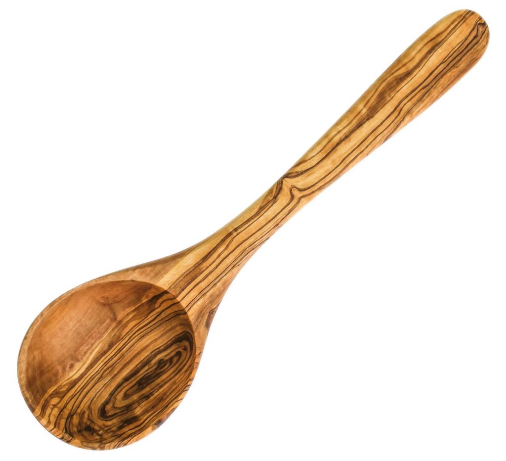 Suppenkelle aus Olivenholz, Schöpflöffel, 35cm
