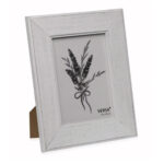 Fotorahmen aus Holz, weisser breiter Rahmen, 20 x 25cm