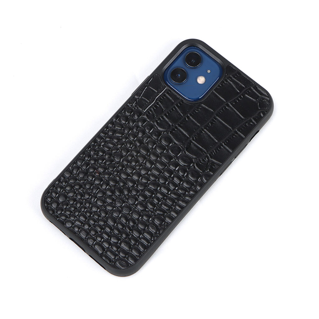 iPhone 12 Mini Hülle aus Echtleder mit TPU-Innenschale iPhone 12 Mini Hülle aus Echtleder mit TPU-Innenschale