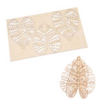 3D-Puzzle aus Naturholz, Blatt, 29,5 x 17,5 cm