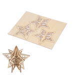3D-Puzzle-Dekoration aus Naturholz, Stern