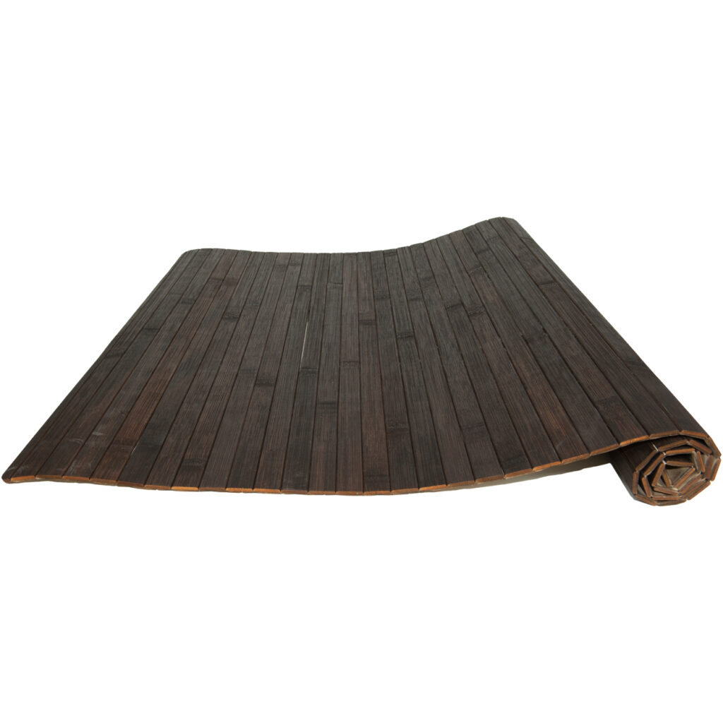 Bodenmatte aus Bambus, dunkelbraun, 50 x 80 cm
