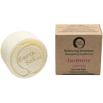 Festes Bio Shampoo mit Argan-Öl und Jasmin, Pflegeshampoo ohne Palmöl, Vegan