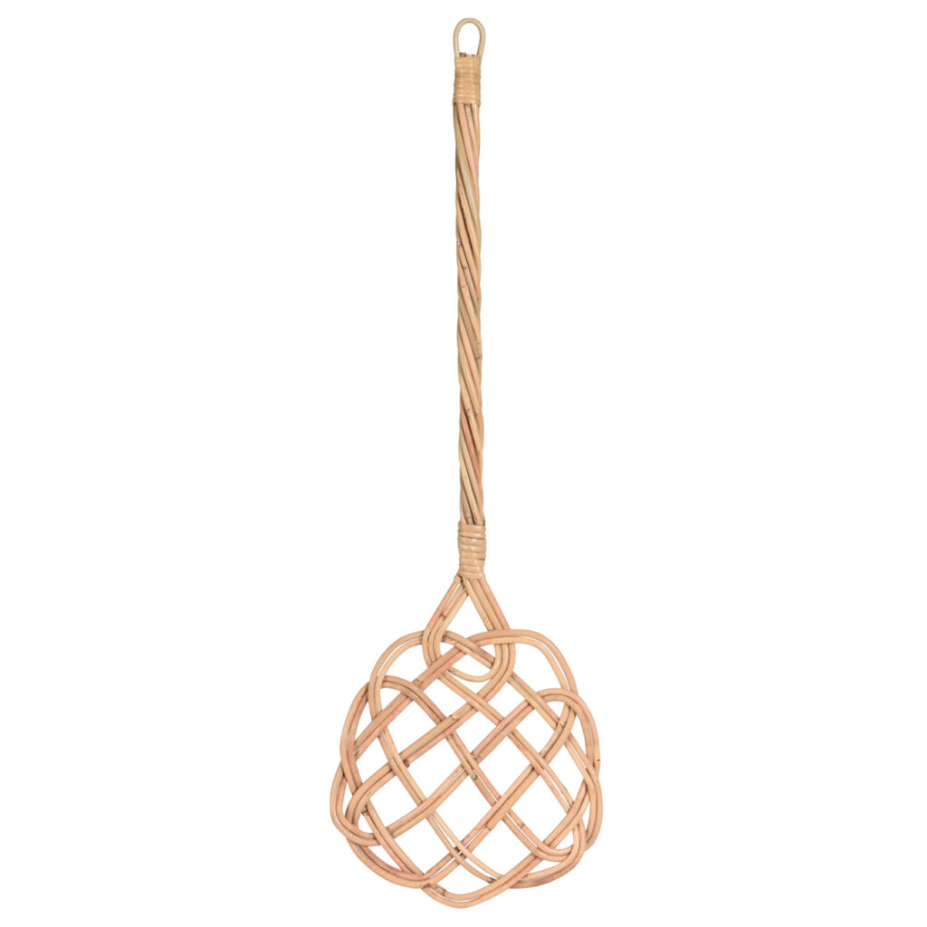 Teppichklopfer aus Kubu-Rattan, 24 x 72 cm