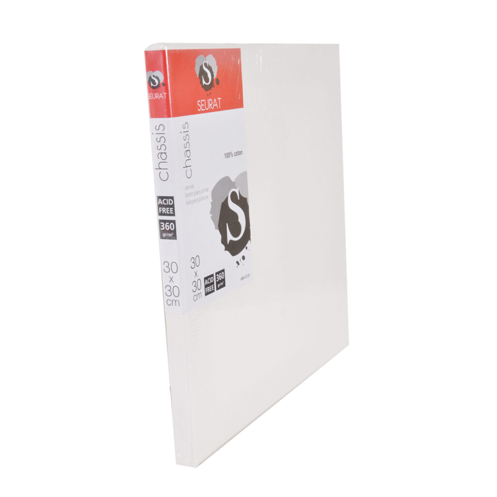 Leinwand, Baumwolle auf Holz-Keilrahmen, 30 x 1,8 x 30 cm, 280 g Leinwand, Baumwolle auf Holz-Keilrahmen, 30 x 1,8 x 30 cm, 280 g