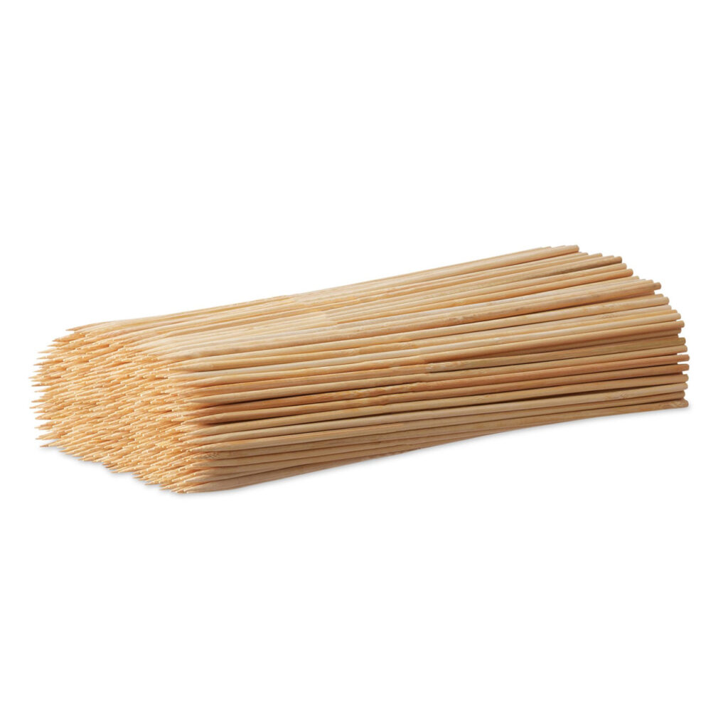 Schaschlikspiesse aus Bambus, Grillspiesse, 500 Stück, 30 x 0,4 cm