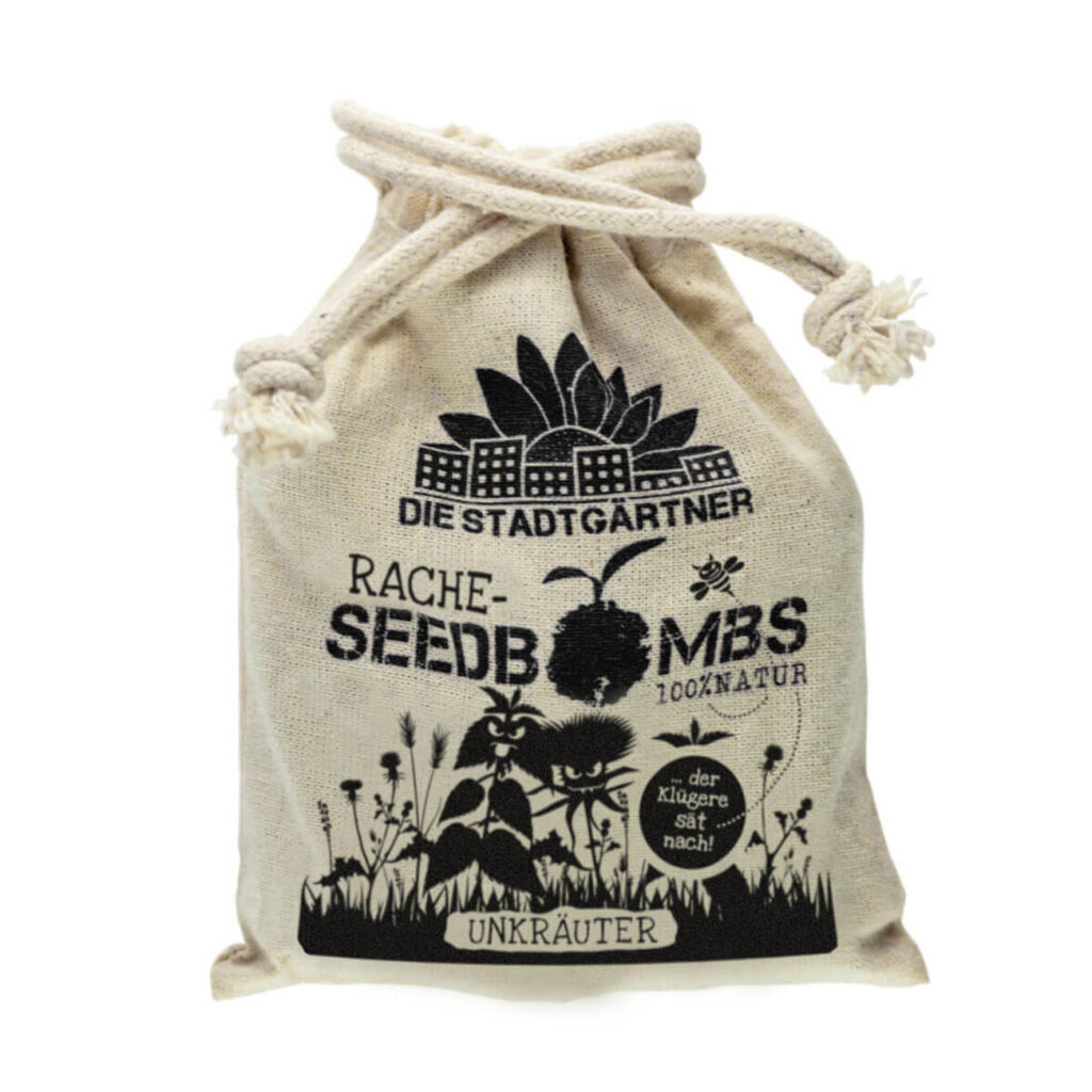 Samenbomben Unkraut 8er-Set, Saatbomben mit 19 unterschiedlichen Unkraut-Sorten, Rache Samenbomben Unkraut 8er-Set, Saatbomben mit 19 unterschiedlichen Unkraut-Sorten, Rache