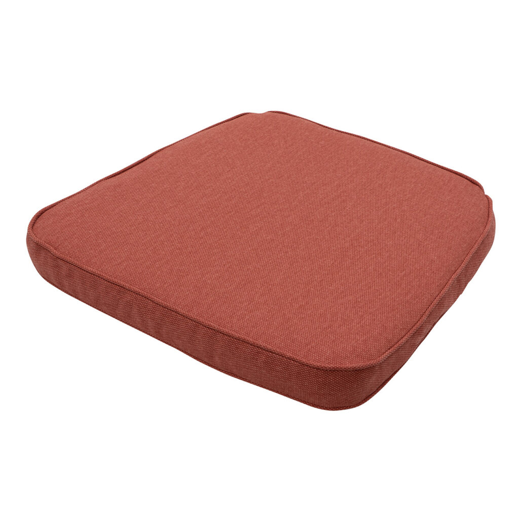 Stuhlkissen Outdoor, Sitzkissen wasserabweisend, terra, 48 x 48 cm Stuhlkissen Outdoor, Sitzkissen wasserabweisend, terra, 48 x 48 cm