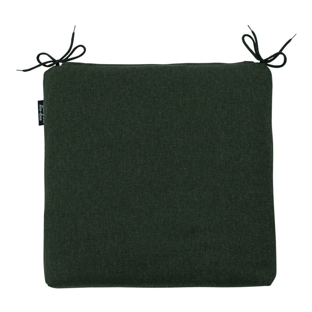 Stuhlkissen Outdoor mit Bändchen, Sitzkissen wasserabweisend, grün, 40 x 40 cm Stuhlkissen Outdoor mit Bändchen, Sitzkissen wasserabweisend, grün, 40 x 40 cm