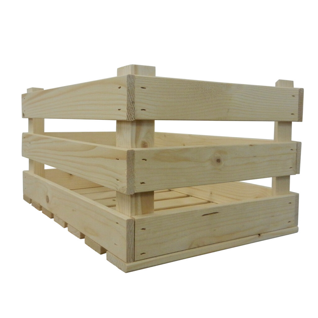 Harasse aus Holz, Holzkiste für Haushalt und Garten, natur, ca. 42 x 29 x 22 cm Harasse aus Holz, Holzkiste für Haushalt und Garten, natur, ca. 42 x 29 x 22 cm