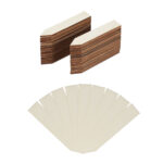 Pflanzenstecker 60er-Set aus Holz, Steckschilder zum Beschriften, je 10,5 x 2 x 0,2 cm