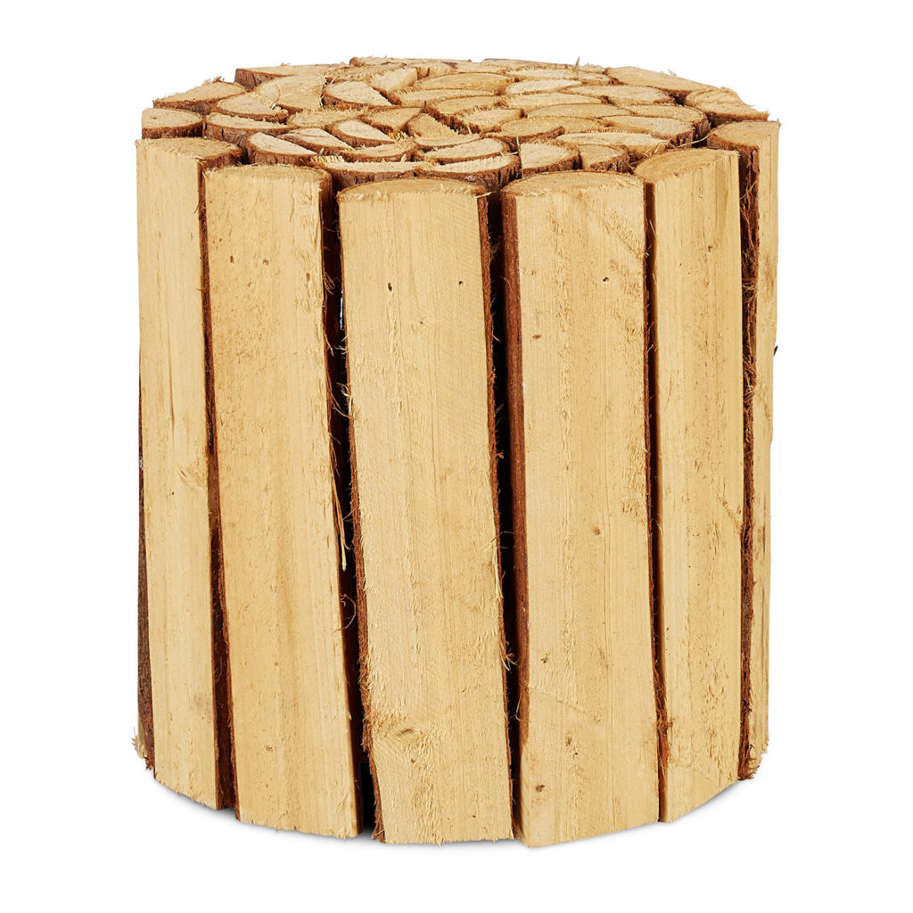 Blumenhocker aus naturbelassenem Tannenholz, Pflanzenständer natur, H 20,5 x Ø 20 cm Blumenhocker aus naturbelassenem Tannenholz, Pflanzenständer natur, H 20,5 x Ø 20 cm