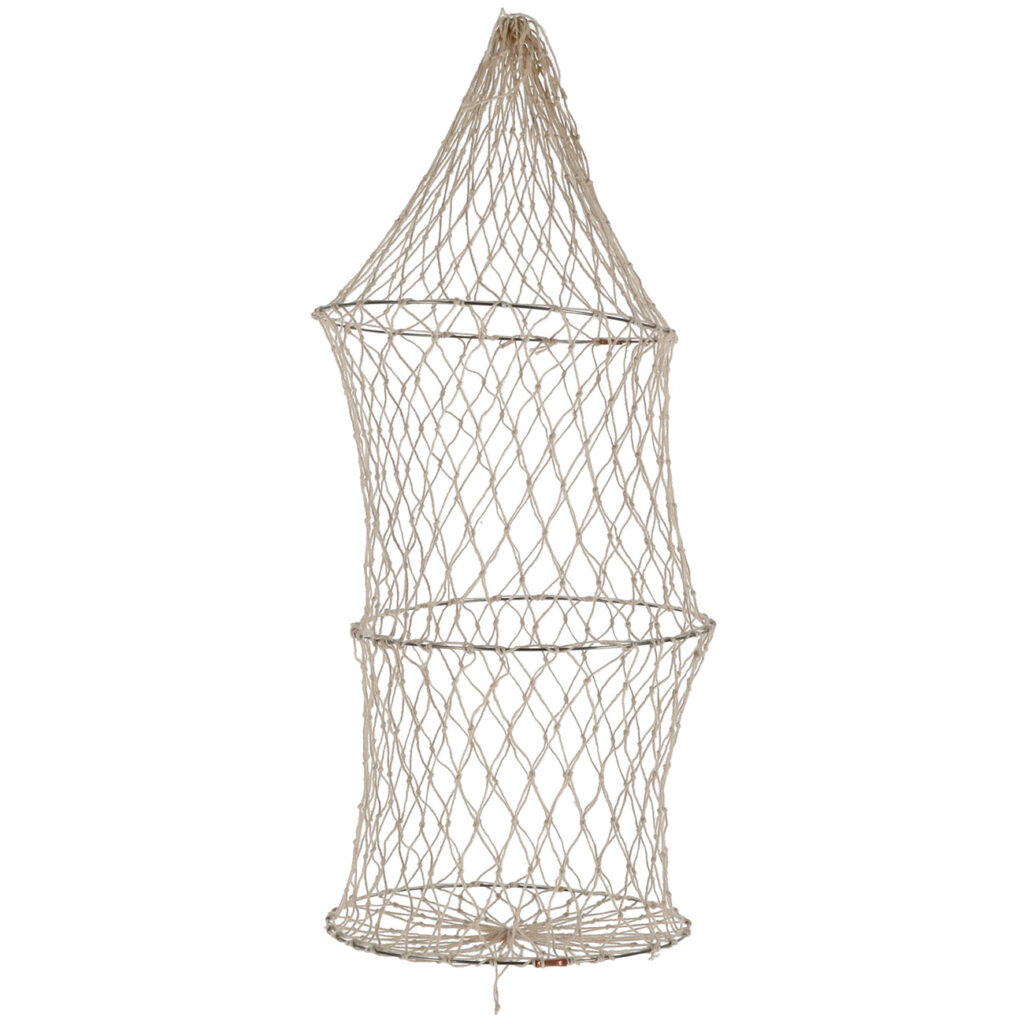 Deko Reuse für Meeresdeko, Fischernetz, Ø 16 x H 50 cm Deko Reuse für Meeresdeko, Fischernetz, Ø 16 x H 50 cm