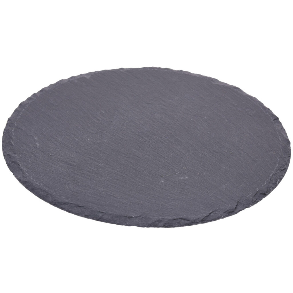 Dekotablett, Serviertablett, Schieferplatte, Ø 20 cm Dekotablett, Serviertablett, Schieferplatte, Ø 20 cm