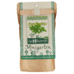 Saatgut Set Zitronenmelisse, Samen mit Gartenerde, Anleitung, Pflanzstäbchen
