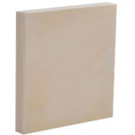 Malplatte aus Holz, Leinwandbrett, 20 x 20 x 2,5 cm