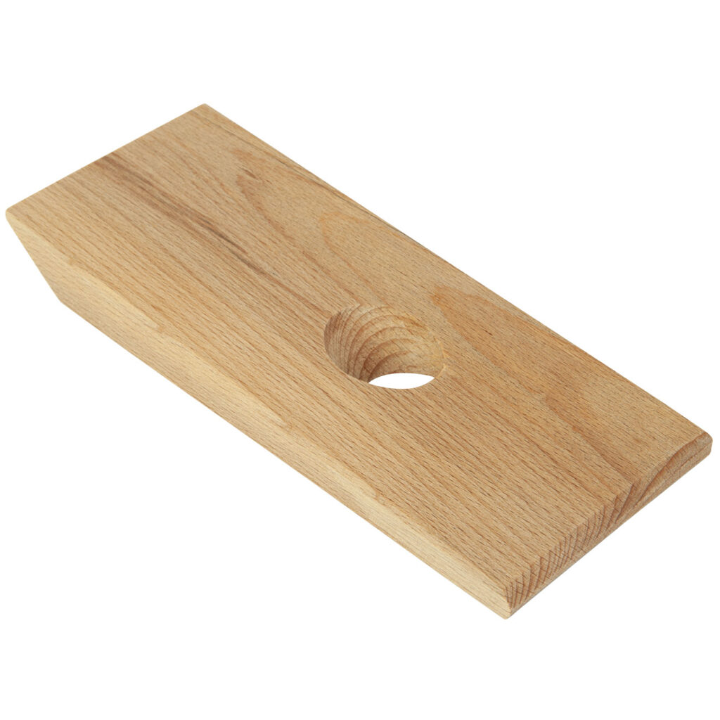 Schräger Weinflaschenhalter, Buche, Braun, 30 x 10 cm Schräger Weinflaschenhalter, Buche, Braun, 30 x 10 cm
