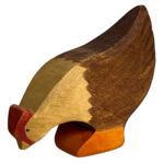 Holztier Huhn, handgefertigt, 7 x 5 x 2 cm