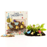 Buntes Saatgutkonfetti für Kinder und Erwachsene, Bienenschmaus