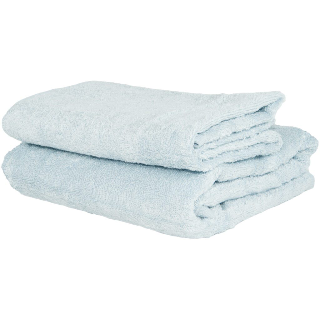 Handtuch-Set aus 70% Holzfasern, 60 x 100 / 40 x 60 cm, hellblau Handtuch-Set aus 70% Holzfasern, 60 x 100 / 40 x 60 cm, hellblau