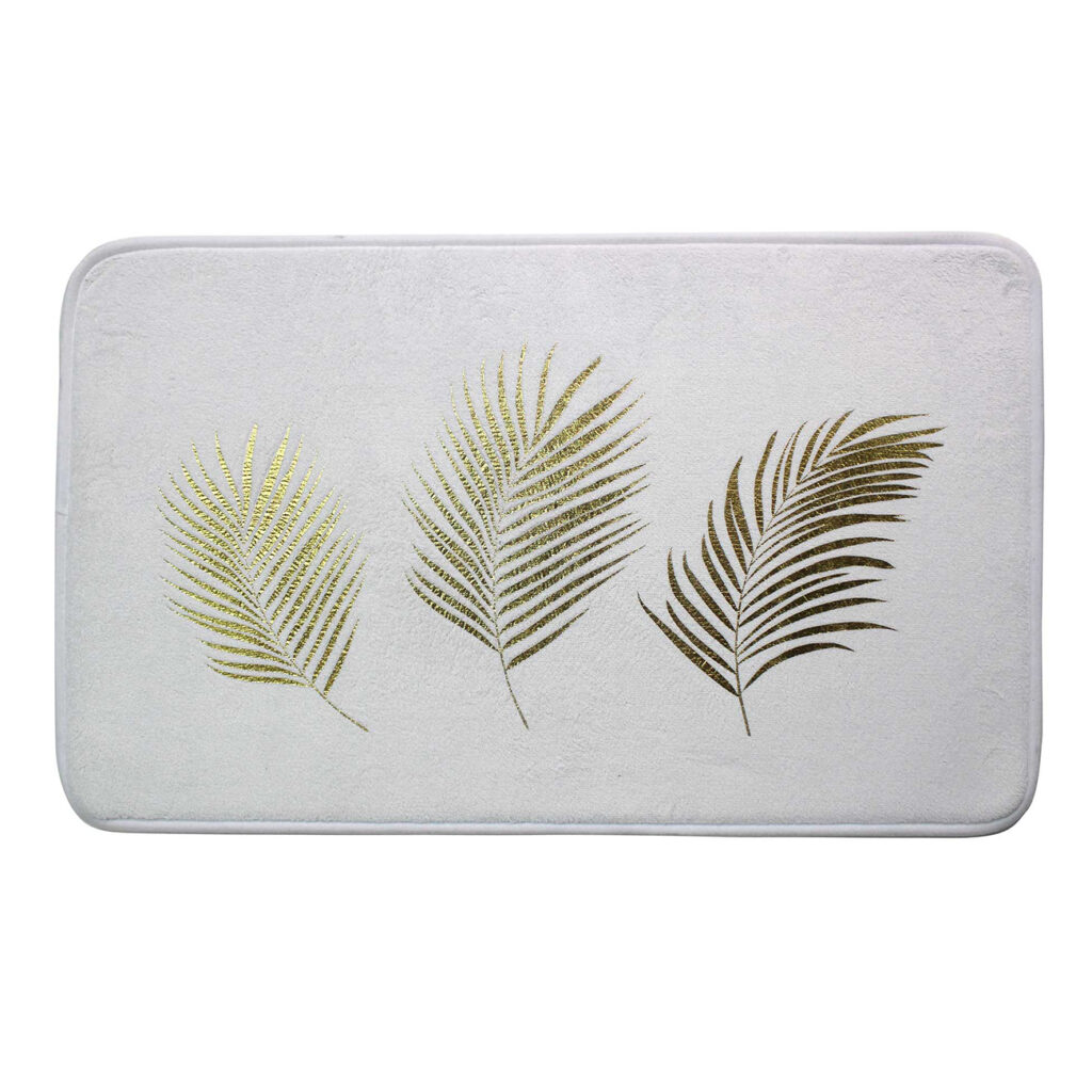Dusch- und Badewannenvorleger, Mikrofaser, 3 Blätter, weiss, 45 x 75 cm Dusch- und Badewannenvorleger, Mikrofaser, 3 Blätter, weiss, 45 x 75 cm