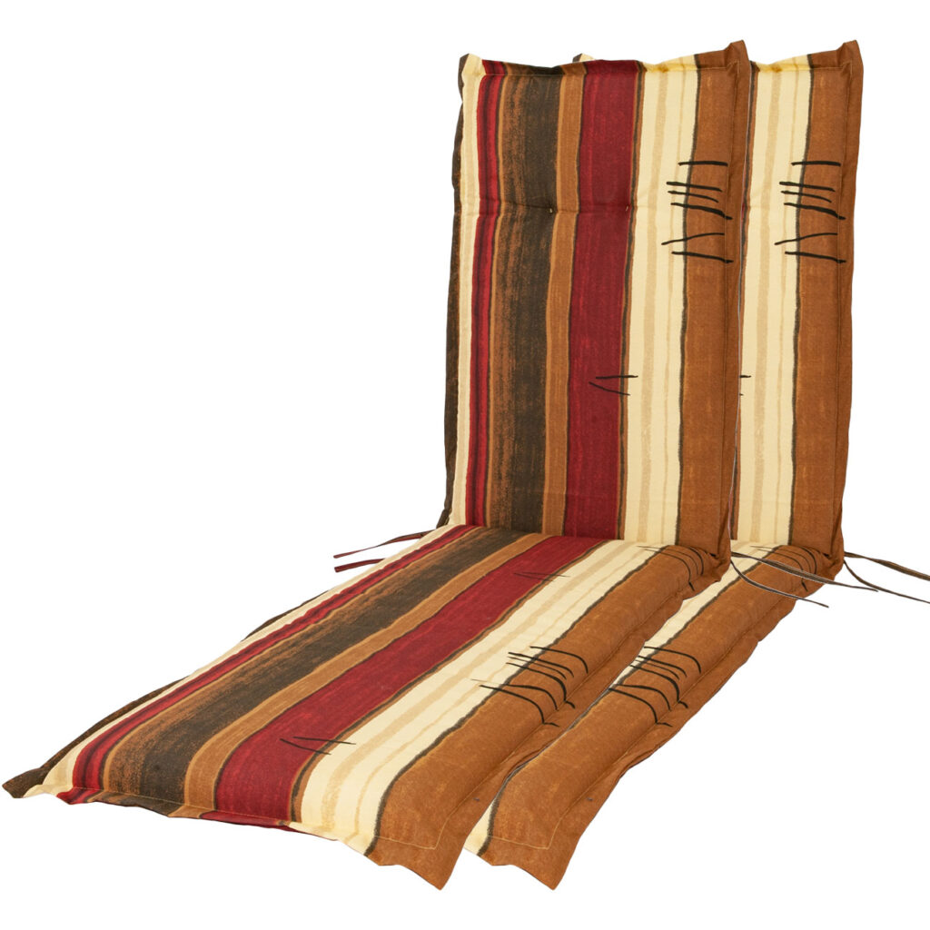 2er-Set Liegen-Auflage Lanzarote, Streifen, Baumwolle & Polyester, 180 x 50 cm 2er-Set Liegen-Auflage Lanzarote, Streifen, Baumwolle & Polyester, 180 x 50 cm