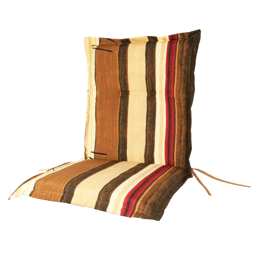 Niederlehner-Auflage Lanzarote, Streifen, Baumwolle & Polyester, 105 x 50 cm Niederlehner-Auflage Lanzarote, Streifen, Baumwolle & Polyester, 105 x 50 cm