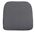 Stuhlkissen Outdoor, bequemes und komfortables Sitzkissen, grau, 48 x 48 cm