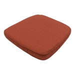 Stuhlkissen Outdoor, bequemes und komfortables Sitzkissen, terra, 48 x 48 cm