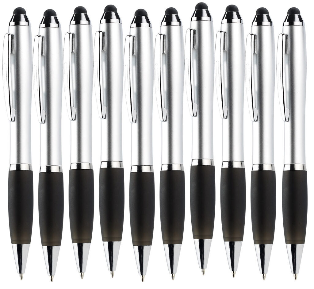 2in1-Kugelschreiber mit Touchscreen-Stift, 10er-Pack 2in1-Kugelschreiber mit Touchscreen-Stift, 10er-Pack