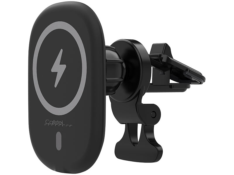 Kfz-Smartphone-Halterung & Ladegerät, Magsafe- und Qi-kompatibel, 15 Watt