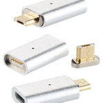 Magnetischer Micro-USB-Adapter für Lade- und Datenkabel, 3er-Set