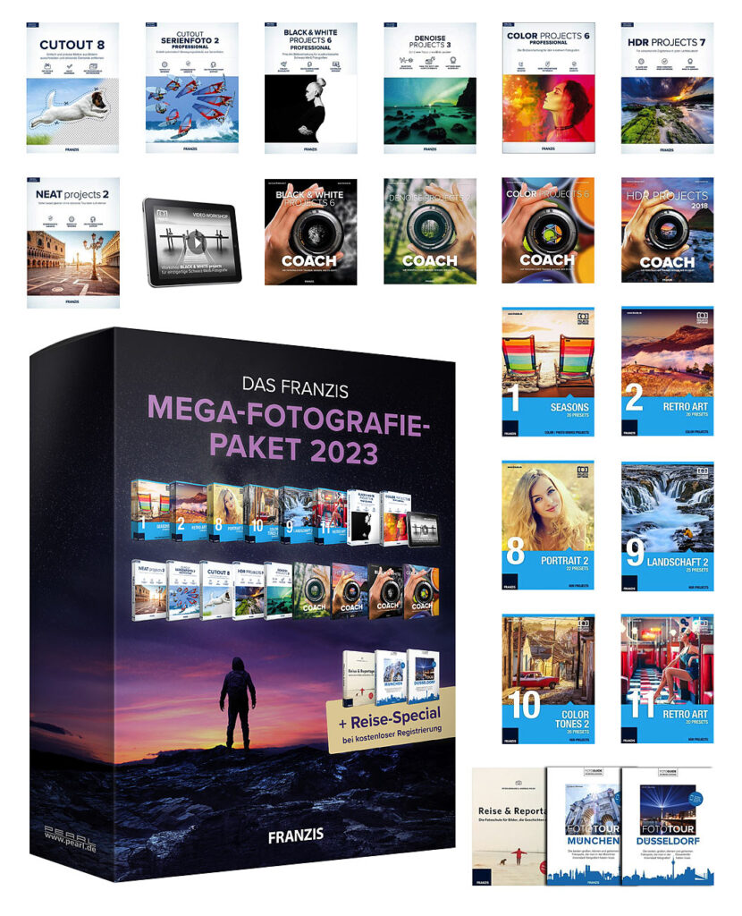 Das FRANZIS Mega-Fotografie-Paket 2023