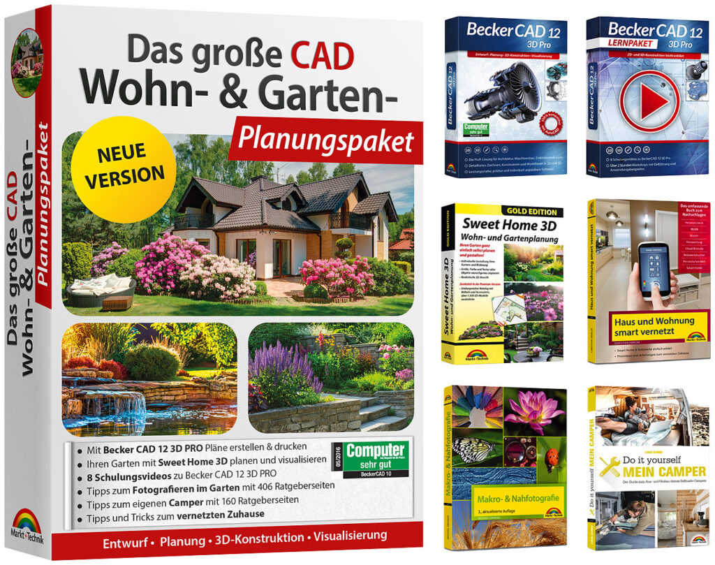 Das grosse CAD-Wohn- und Garten-Planungspaket 2023 (inkl E-Book) Das grosse CAD-Wohn- und Garten-Planungspaket 2023 (inkl E-Book)