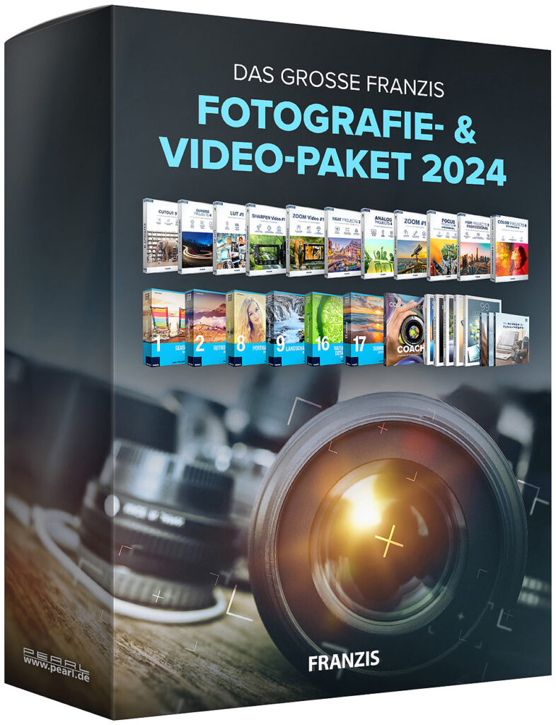 Das grosse FRANZIS Fotografie – & Video-Paket 2024 Das grosse FRANZIS Fotografie – & Video-Paket 2024