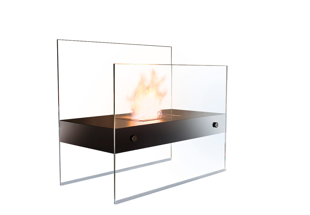 Lounge-Feuer „Avantgarde“ für Bio-Ethanol