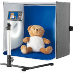 Professionelle Foto-Studio-Box, 2 Fotolampen & Stativ, 22 W, 1.710 lm