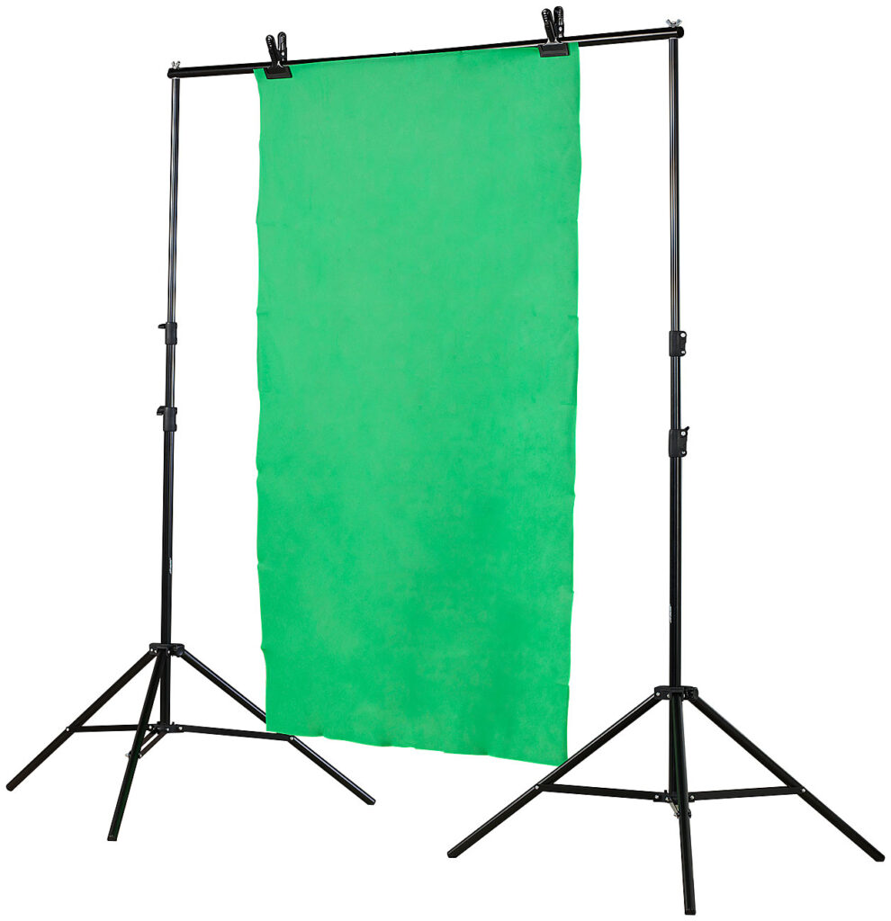 Höhenverstellbares Fotohintergrund-System