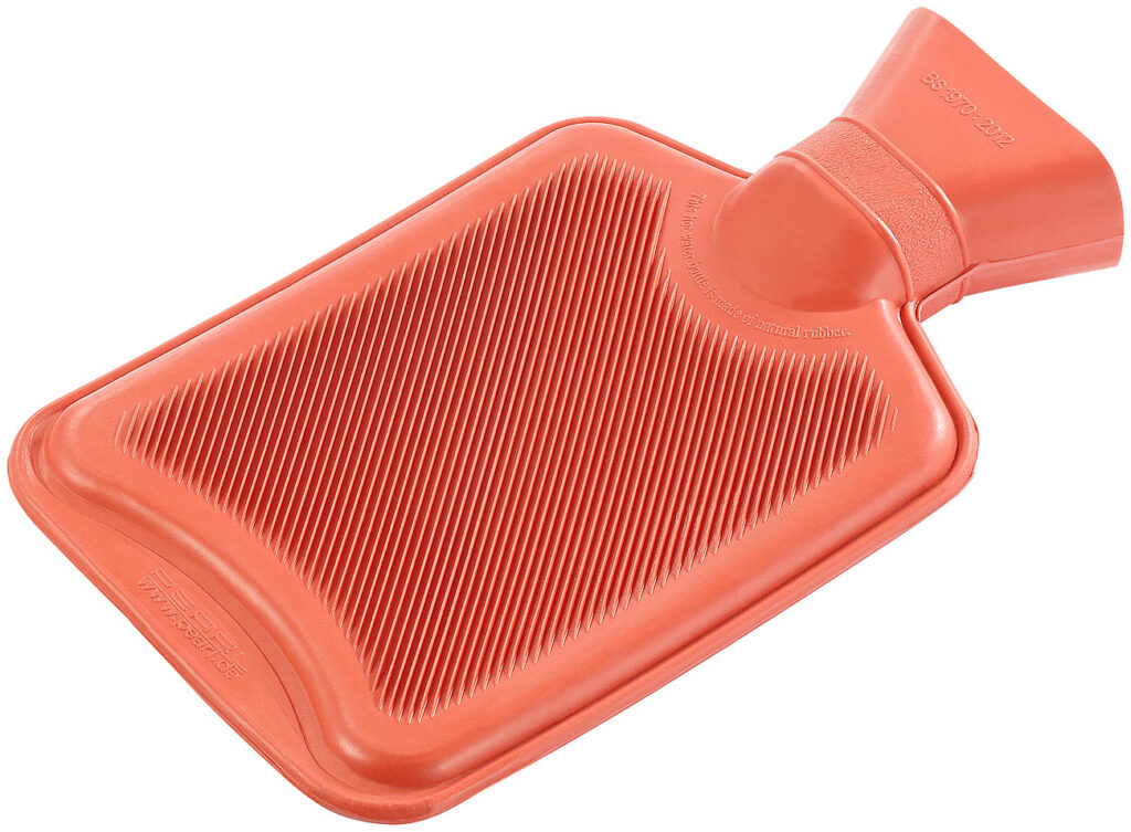 Wärmflasche, Grösse M, rot, 0,5 Liter