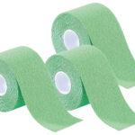 Kinesiologie-Tape aus Baumwollgewebe, 3er-Set, grün