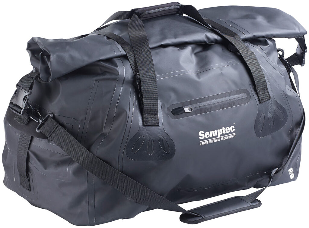 Wasserdichte XL-Profi-Outdoor- und Reisetasche aus Lkw-Plane, 90 Liter Wasserdichte XL-Profi-Outdoor- und Reisetasche aus Lkw-Plane, 90 Liter