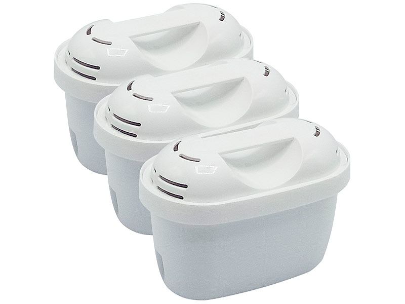 3er-Set Filterkartuschen für Brita Maxtra & kompatible Systeme, oval 3er-Set Filterkartuschen für Brita Maxtra & kompatible Systeme, oval